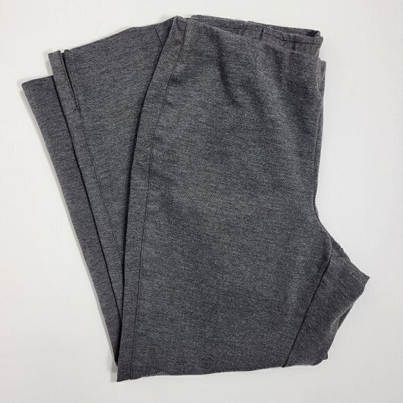 J. Jill Women's Ponte Slim Leg Charcoal Grey Stretchy Pull On Pants Size M - Picture 4 of 11